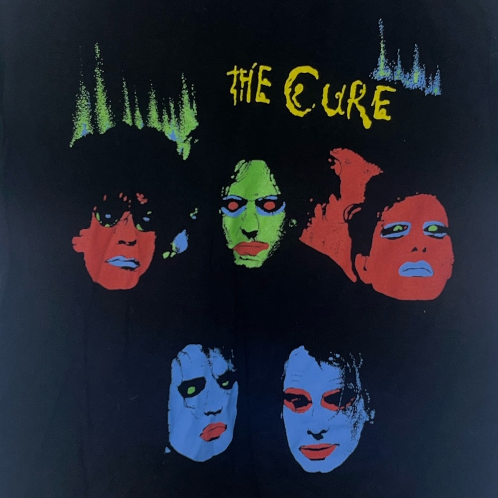 The Cure band shirt